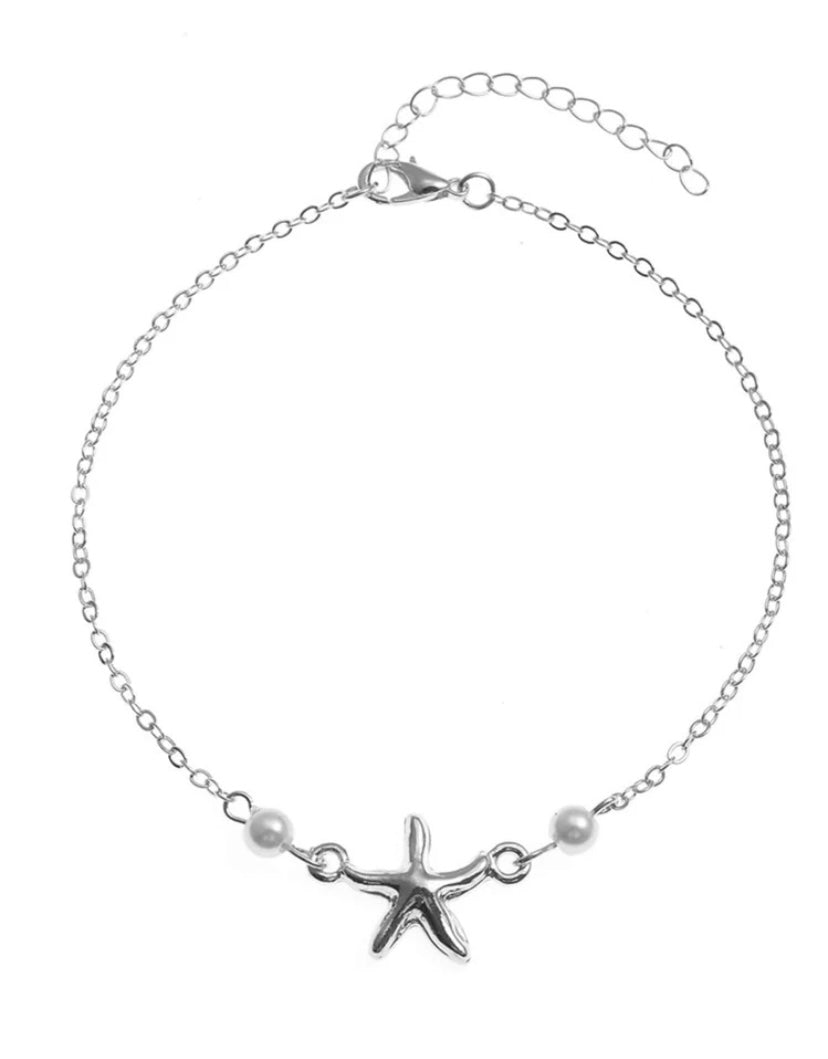 Starfish Pearl Bracelet / Anklet