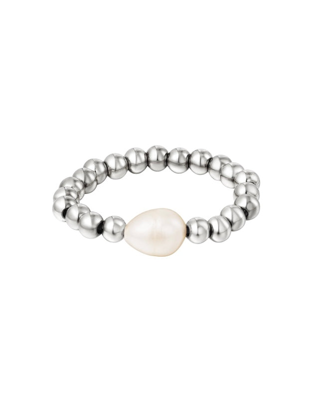 Silver Pearl Ring – Ocean Wave Jewellery