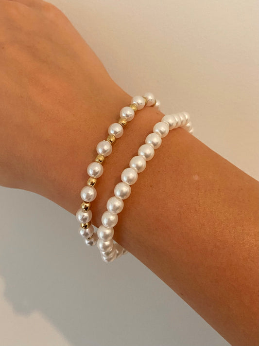 Pearl Bracelet Set