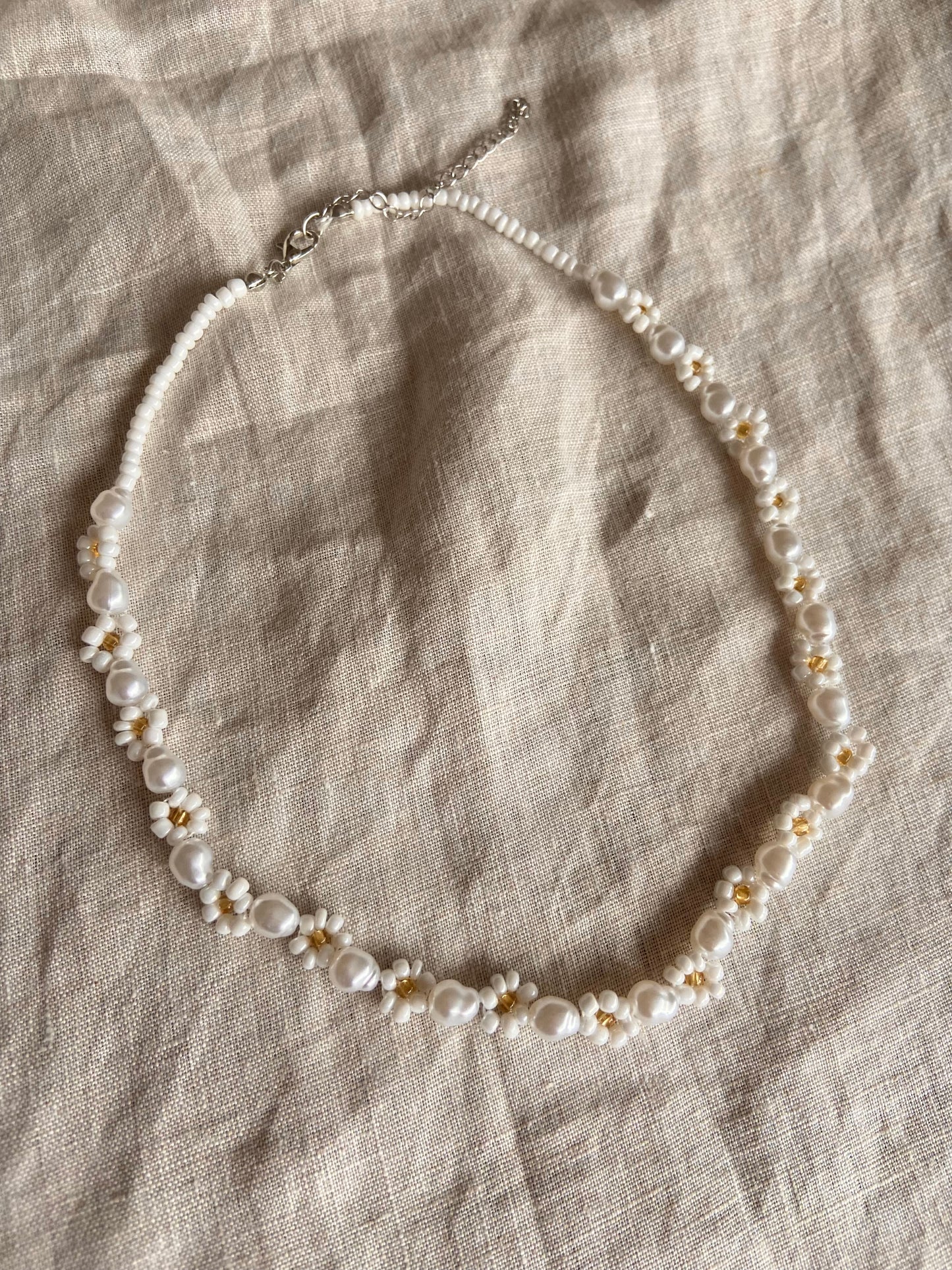 Pearl Flower Necklace