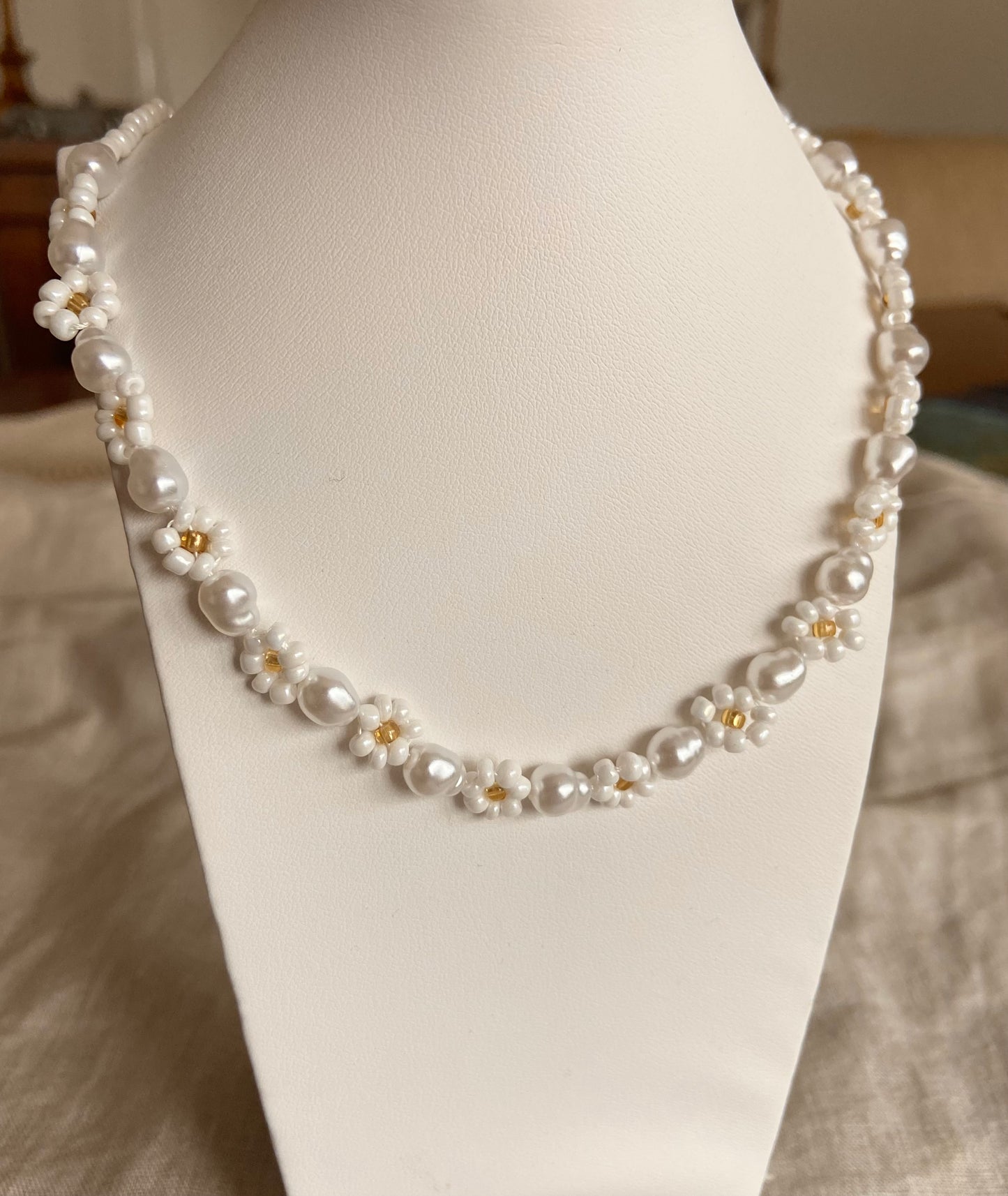 Pearl Flower Necklace