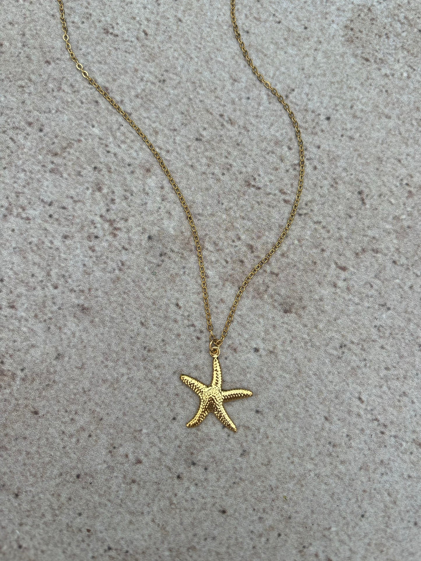 Sandy Starfish Necklace