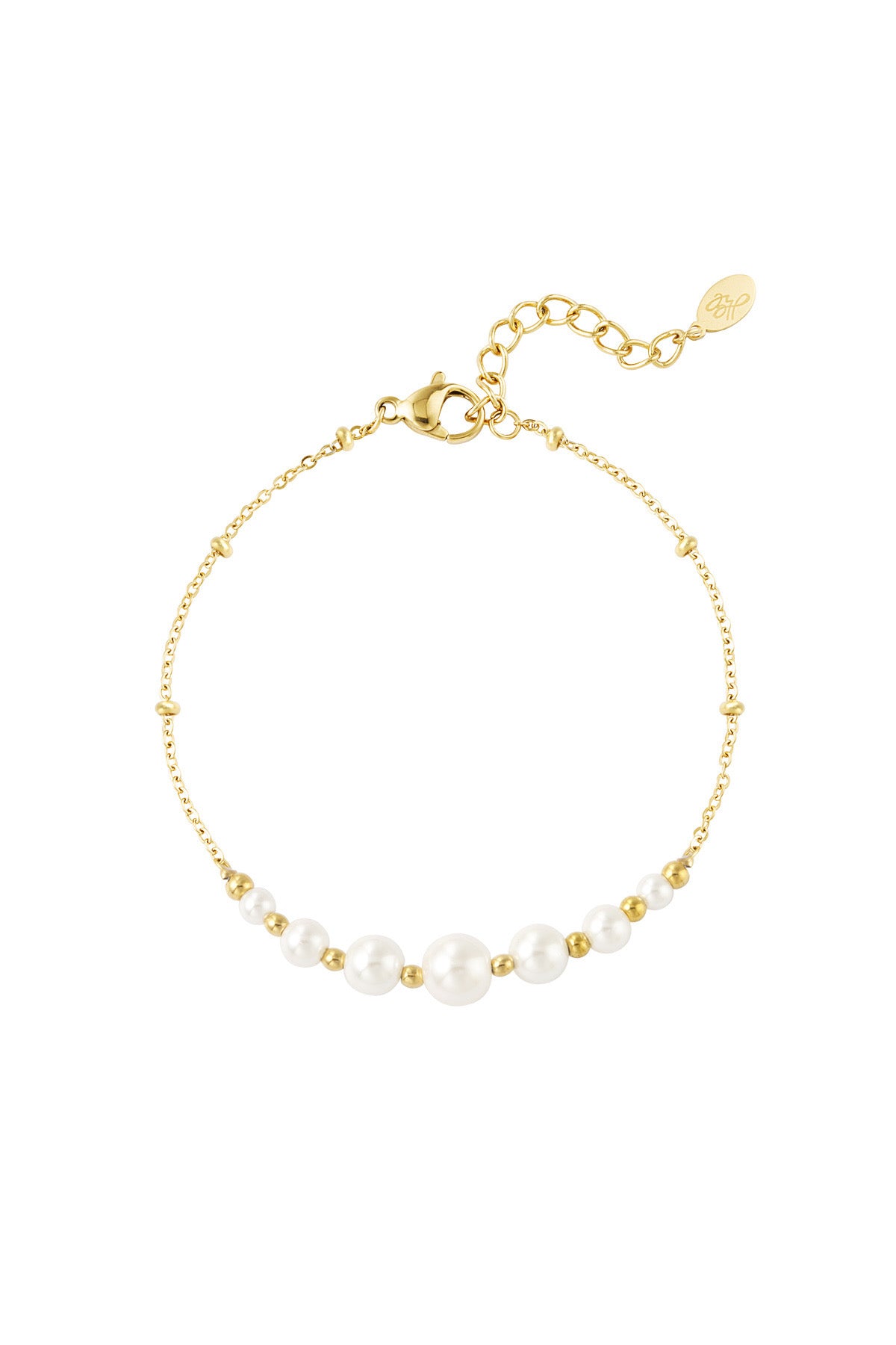 Golden Pearls Bracelet