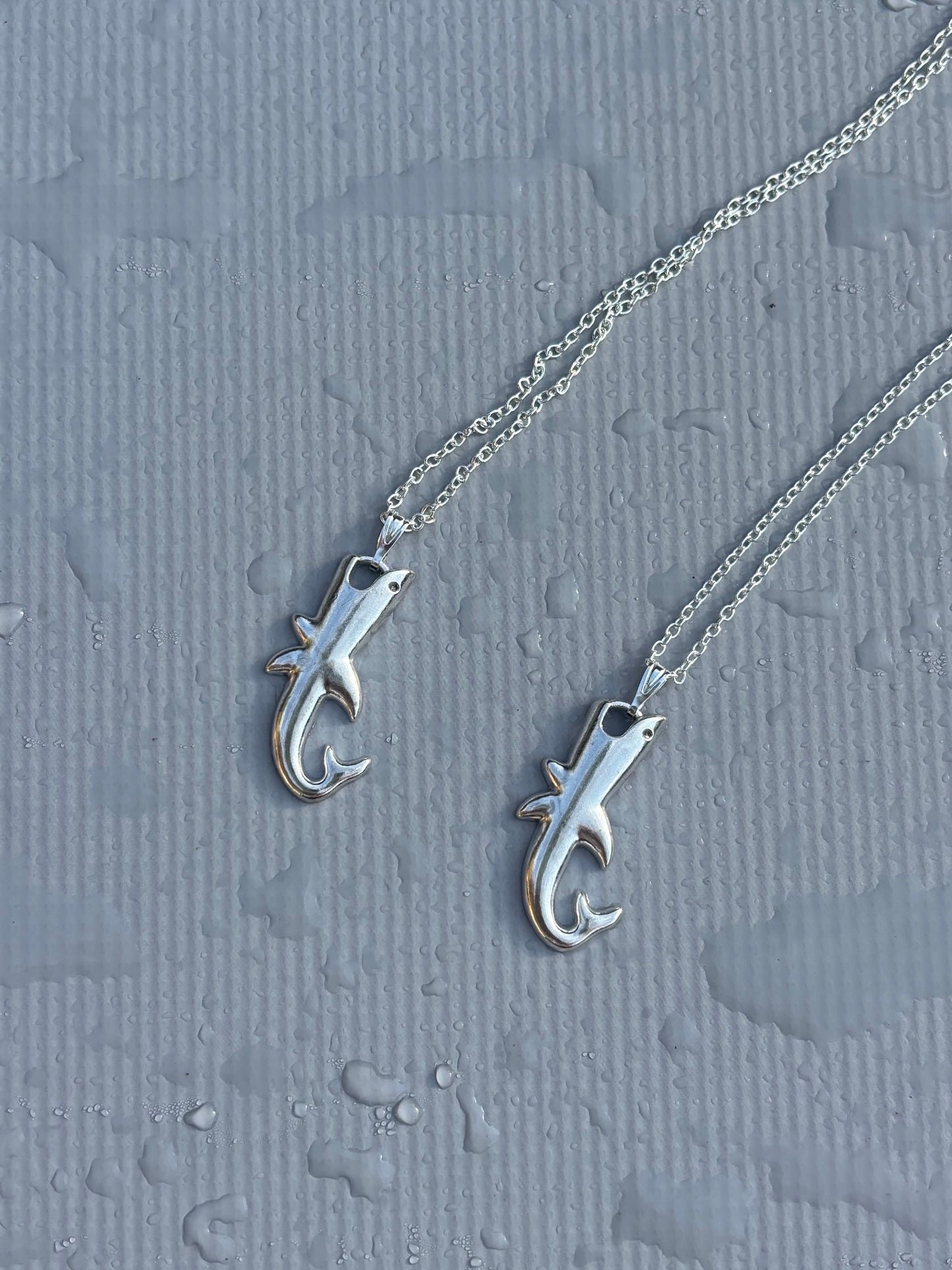 Silver Shark Necklace