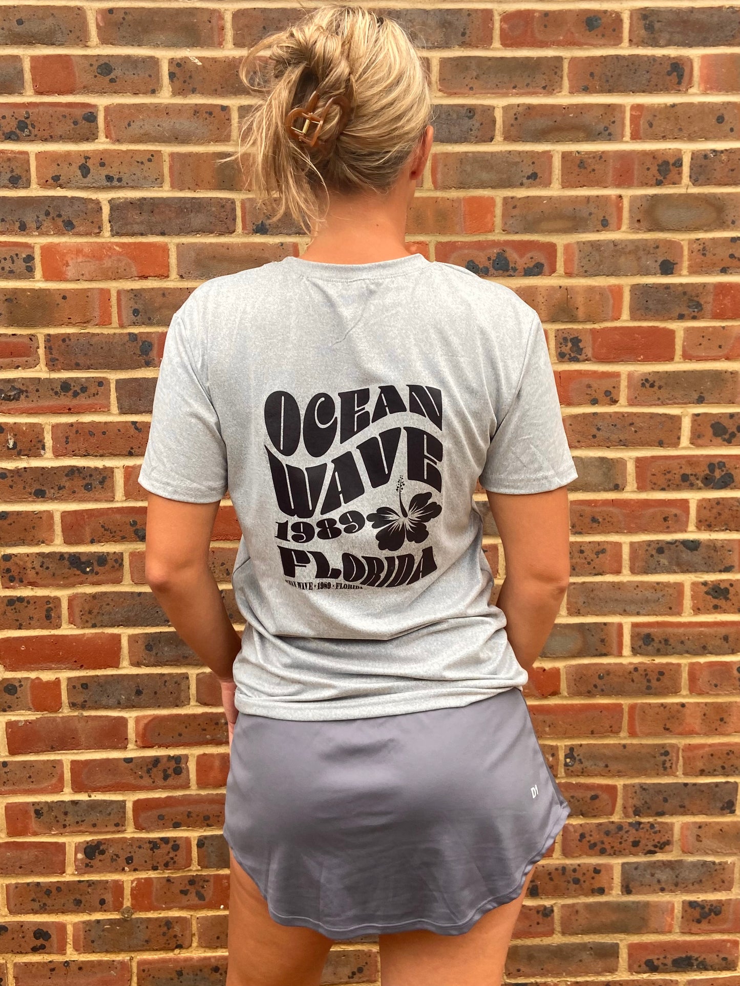 Ocean Wave Grey Tee