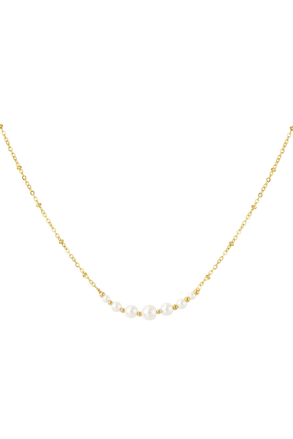 Golden Pearls Necklace