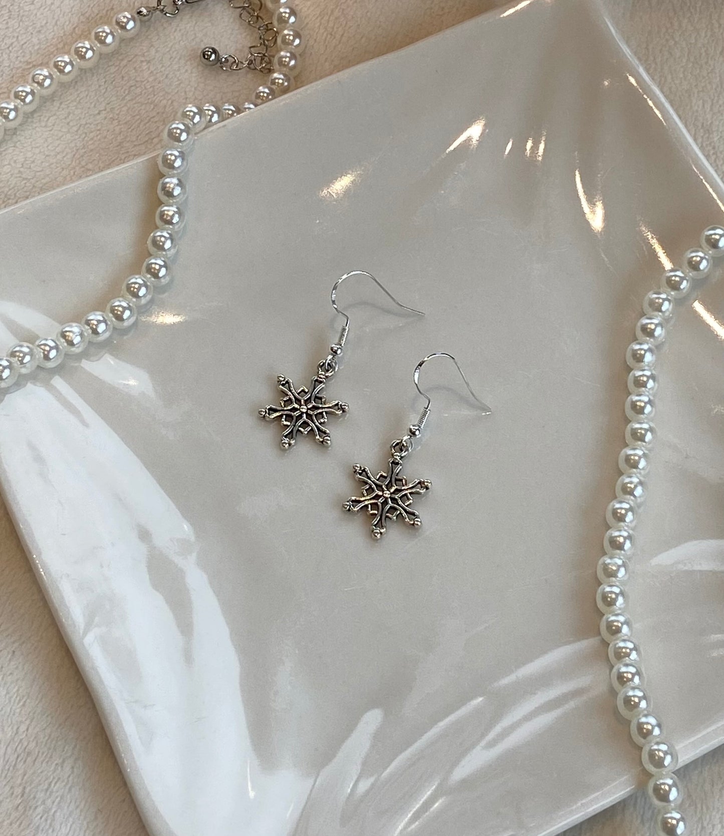 Christmas Snowflake Earrings