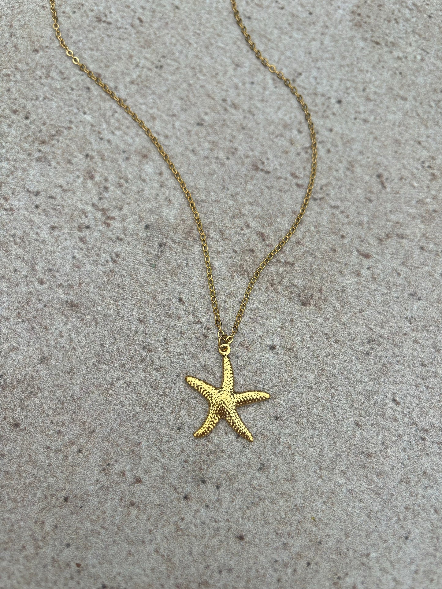 Sandy Starfish Necklace