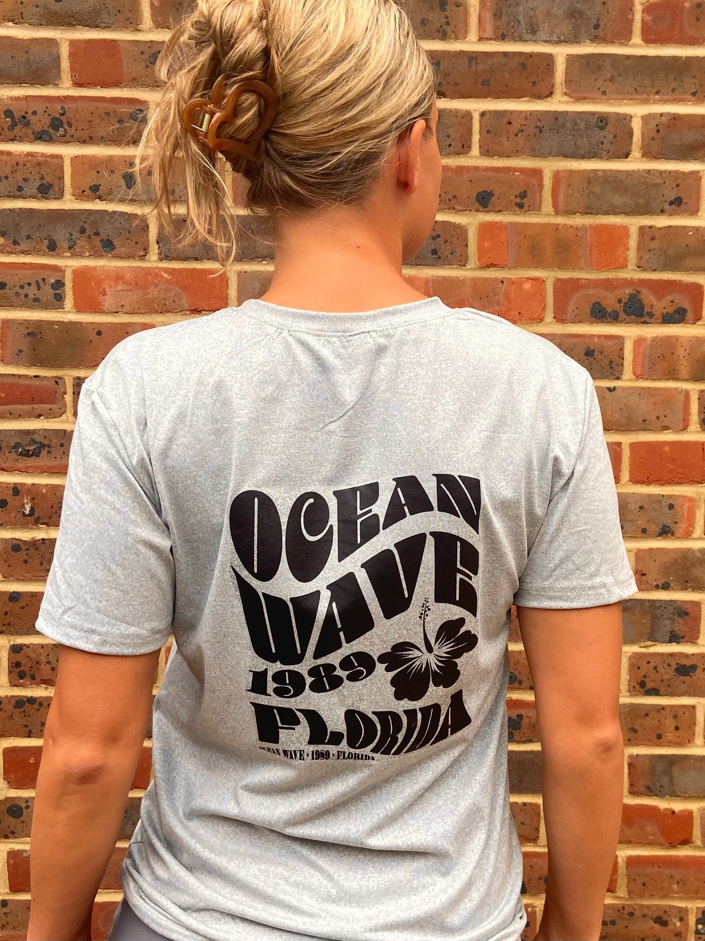 Ocean Wave Grey Tee