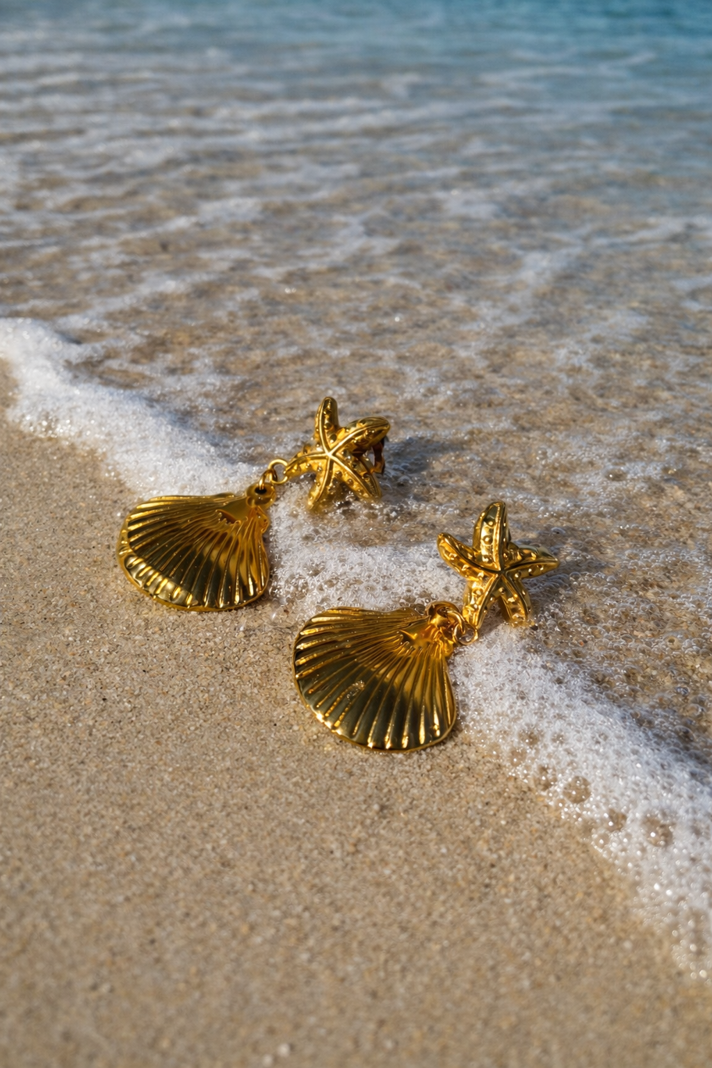 Star Shell Earrings
