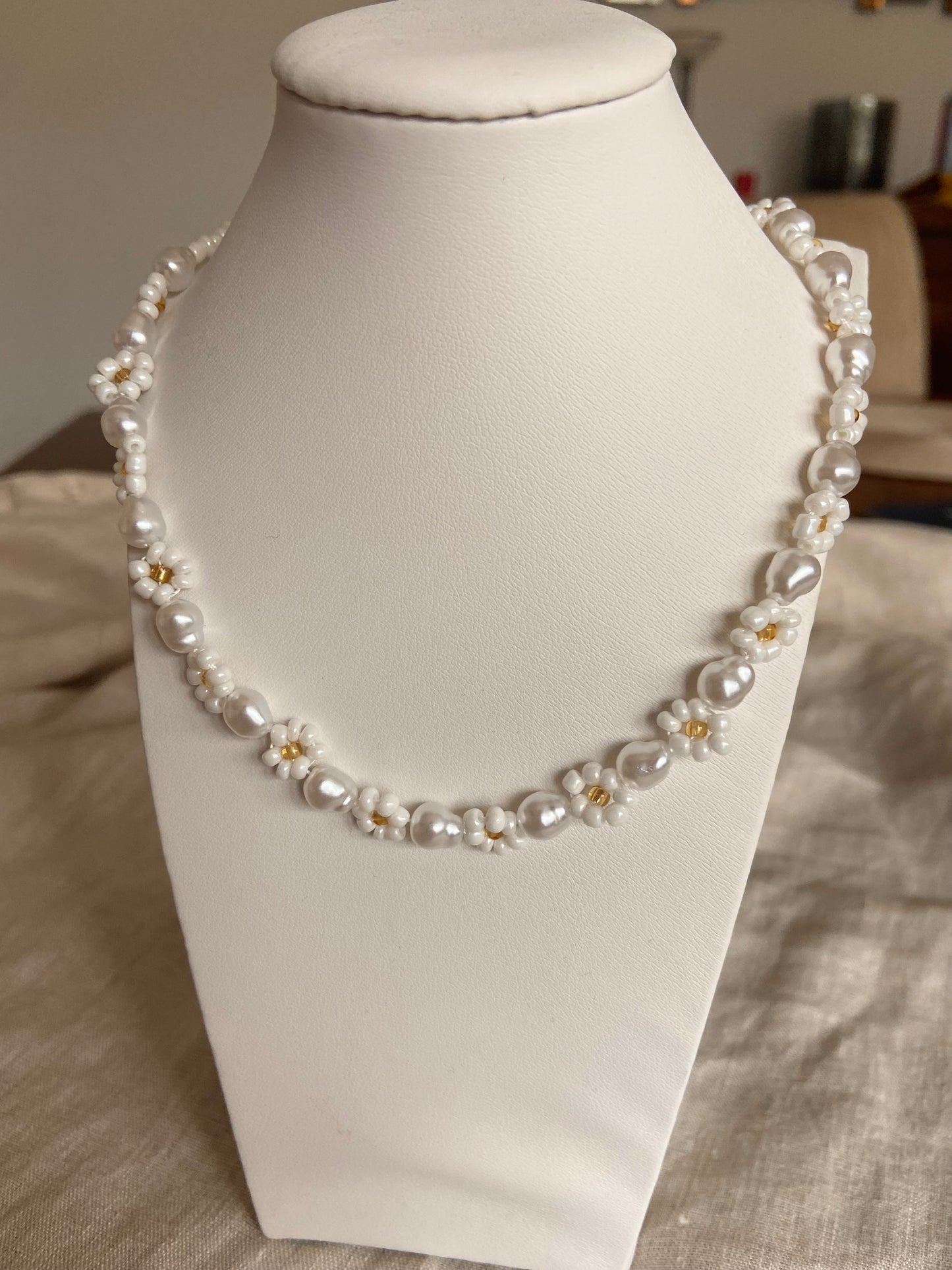 Pearl Flower Necklace