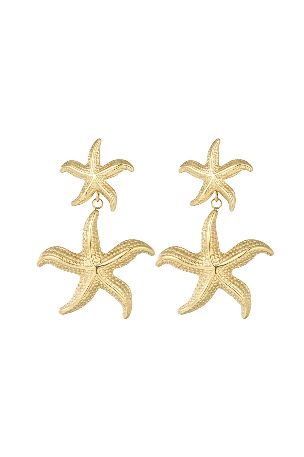 Double Starfish Earrings