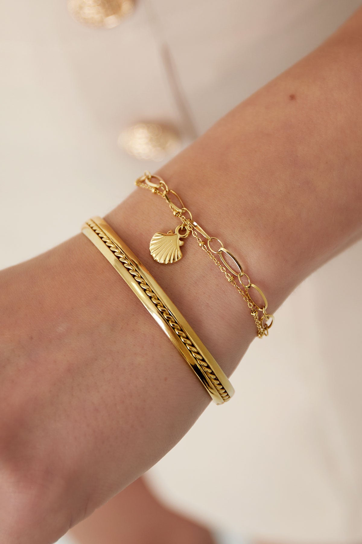 Shell And Chain Shell Chain β Ocean Wave Jewellery