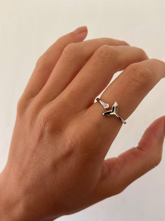 Dolphin Tail Ring