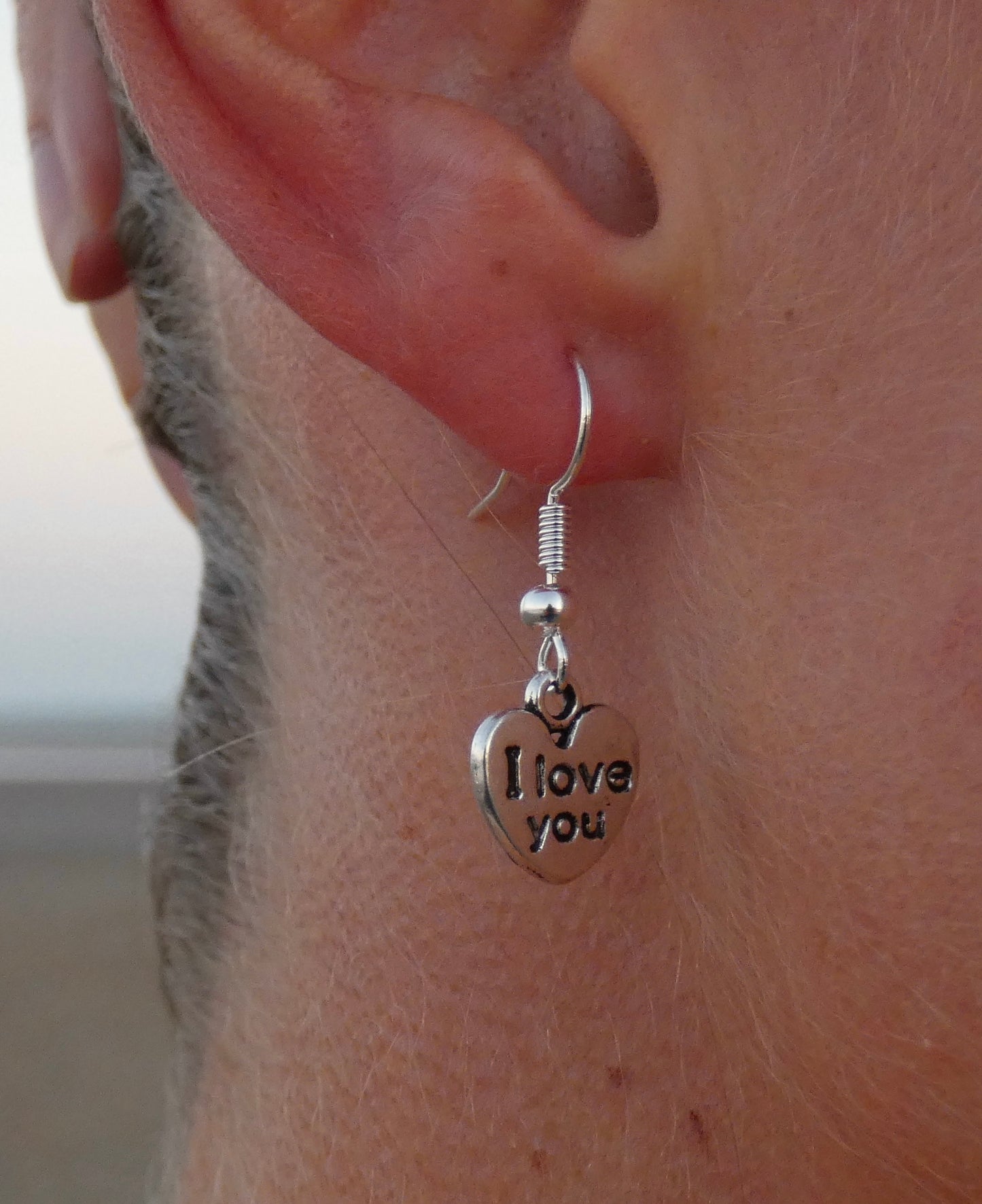 I love you Earrings