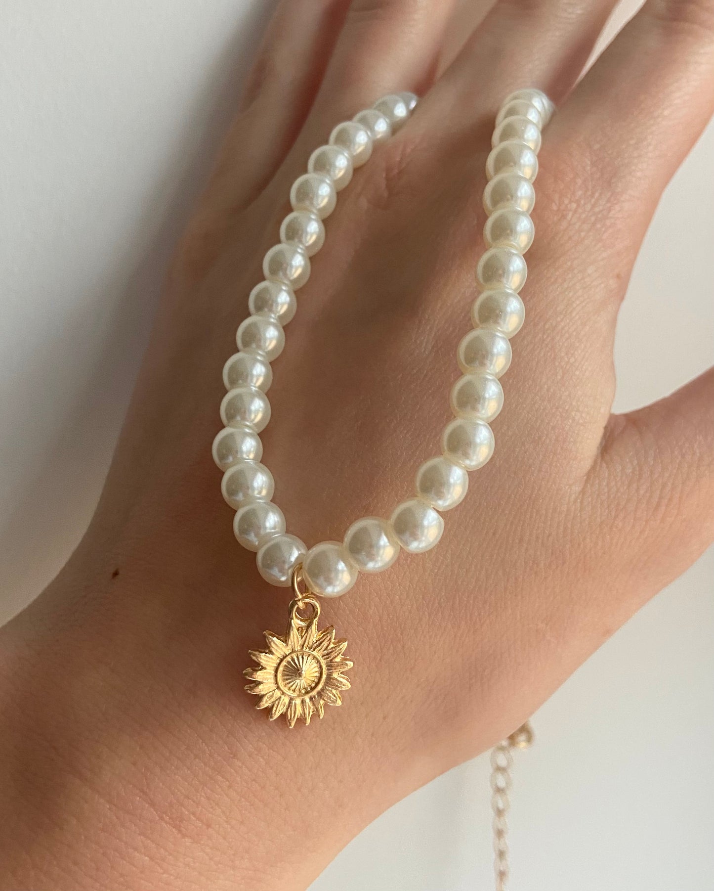 Sun Pearl Necklace