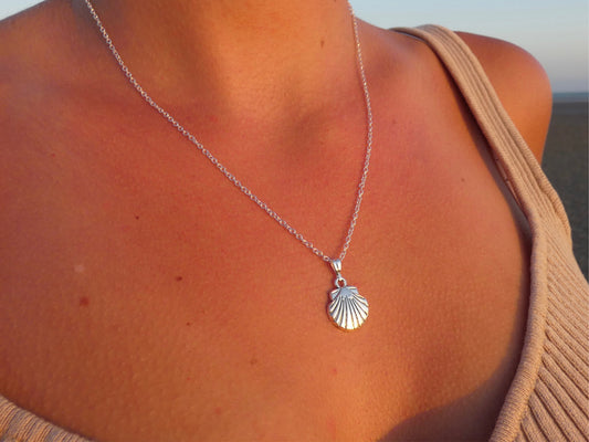 Silver Shell Necklace