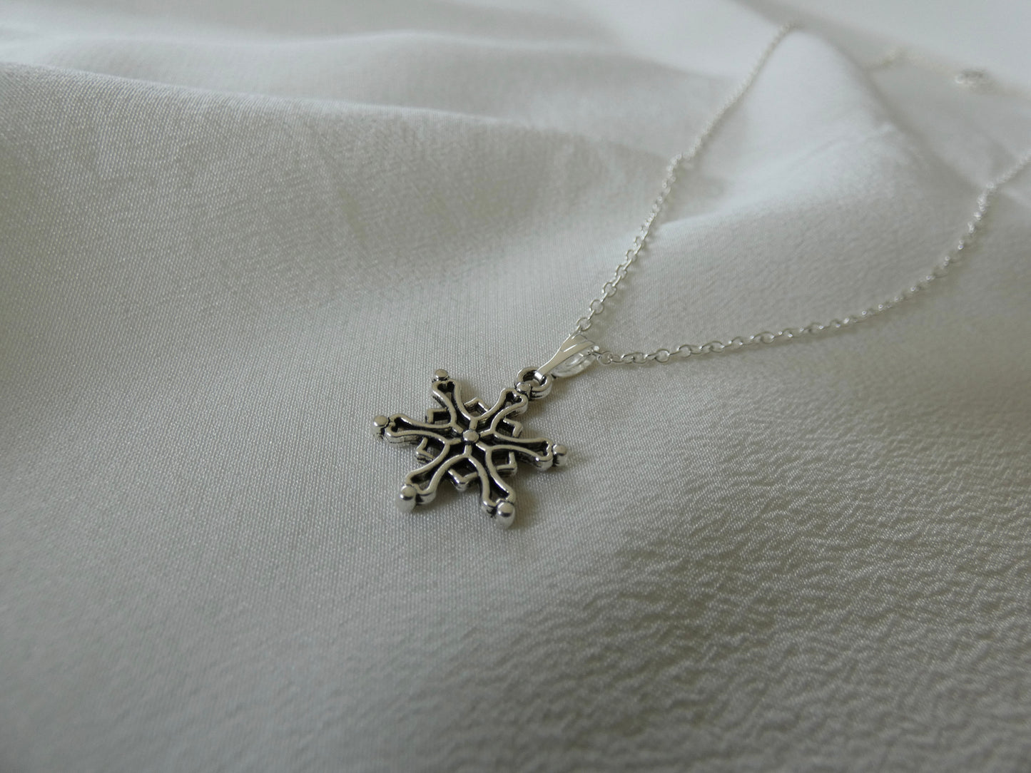 Christmas Snowflake Necklace