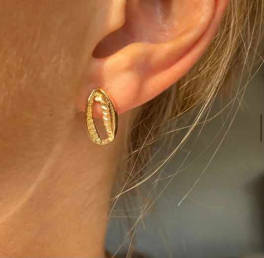 Gold Shell Earrings