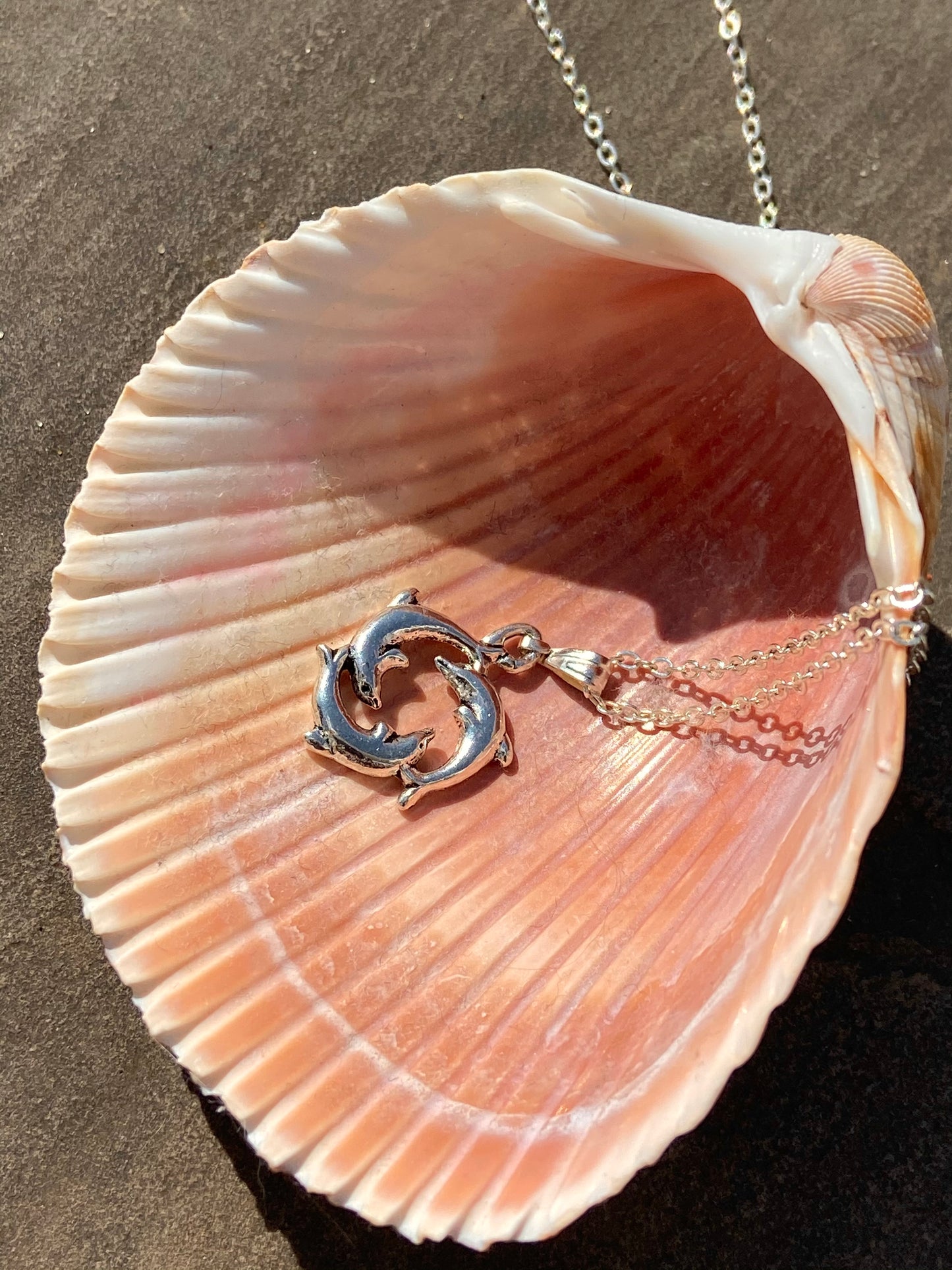 Silver Dolphin Necklace