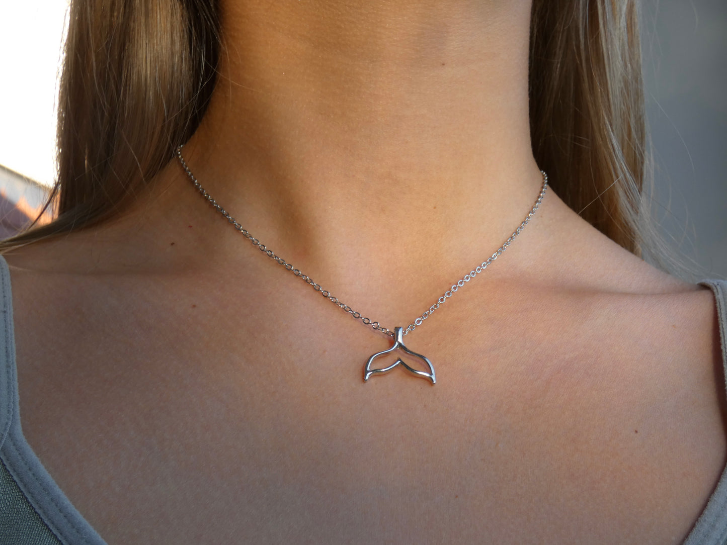 Silver Tail Necklace