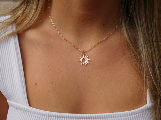 Sun and Moon Necklace