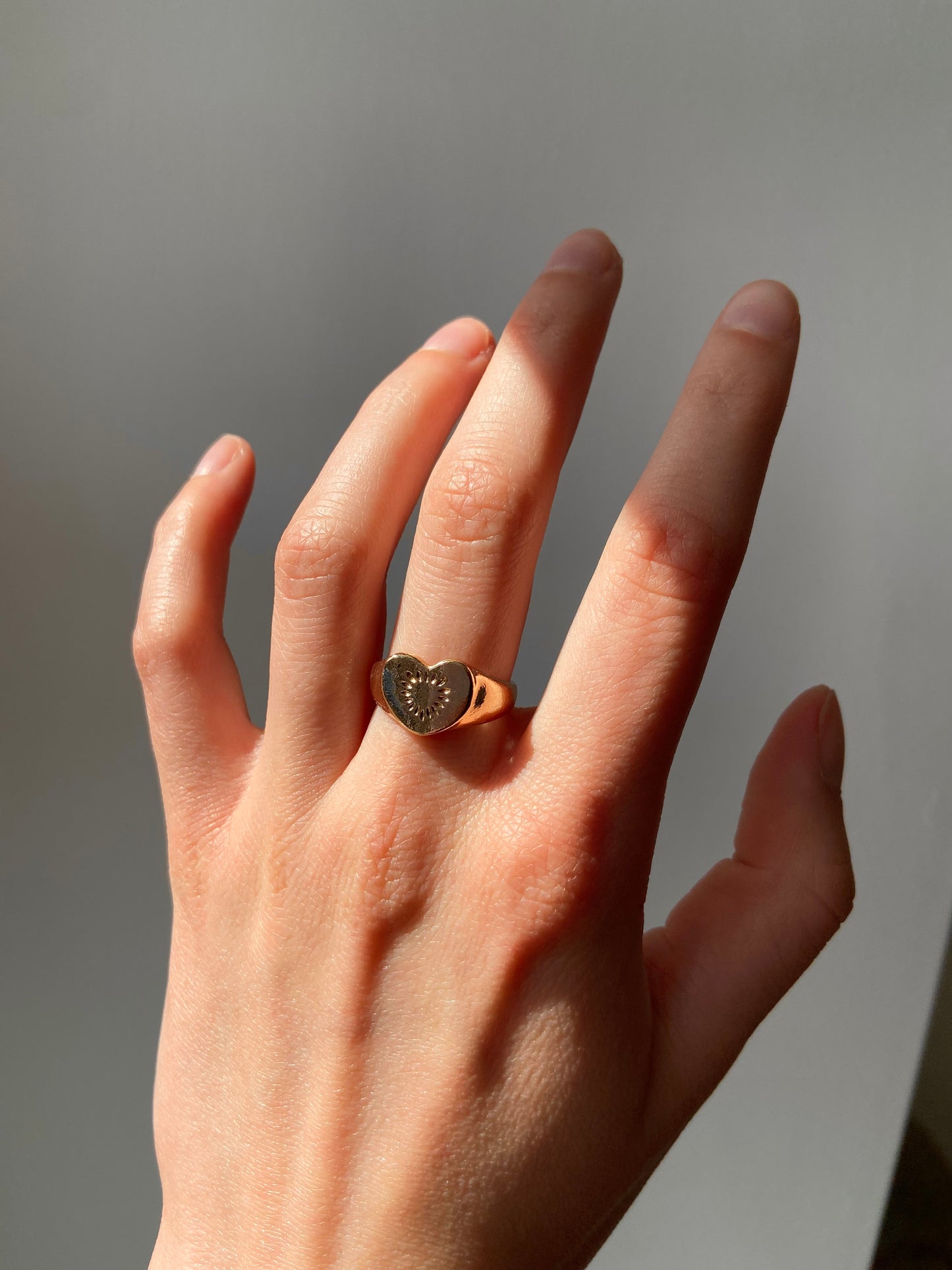 Sun Heart Ring