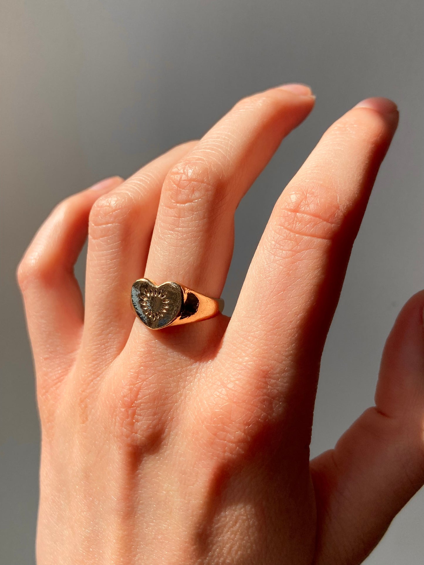 Sun Heart Ring